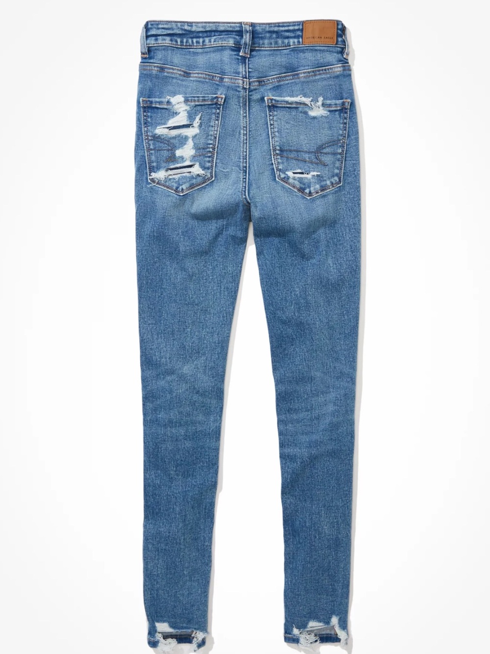 AE Ne(x)t Level High V-Rise Jegging with Ripped - 12L